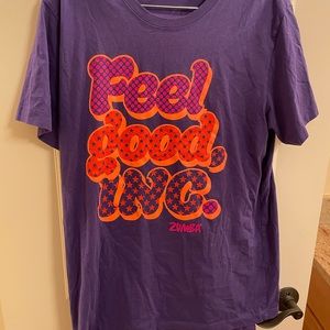 Purple Zumba three piece set size L